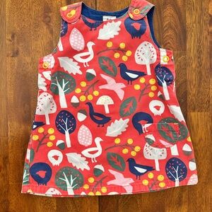 Baby Boden Multicolor Nature Print Dress